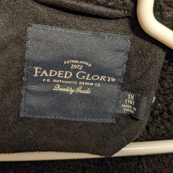 Faded Glory hooded zip coat - Picture 2 of 10